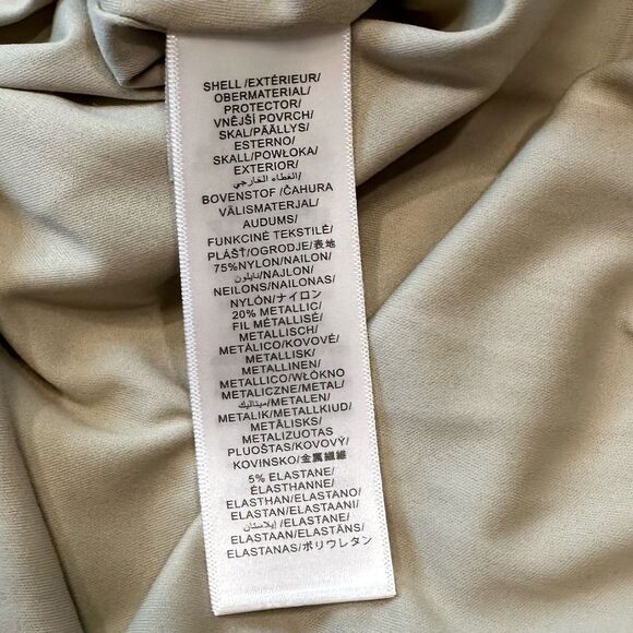 Adrianna Papell Metallic Midi Dress Size 14 NWT $169 Champagne Formal Cocktail - Picture 8 of 13